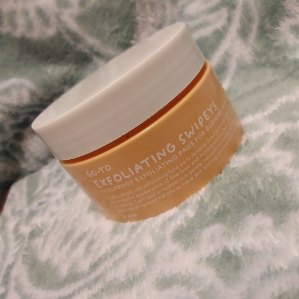 Go to exfoliating pads